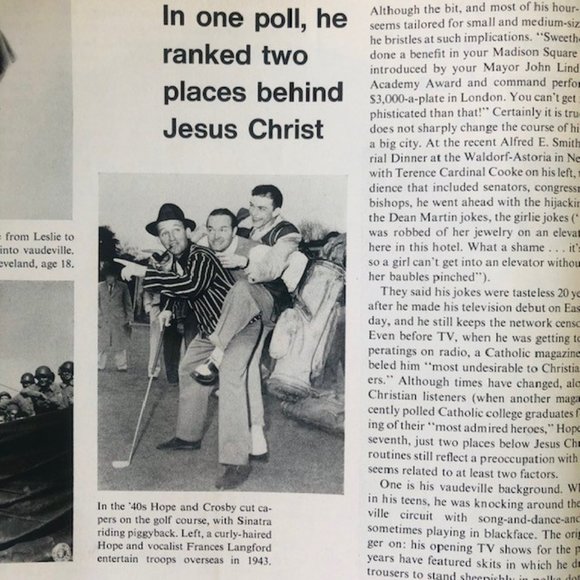 Vintage Epherma Life Magazine January 1971 Bob Hope Fashion Hot Pants WWII Plane - Picture 2 of 9